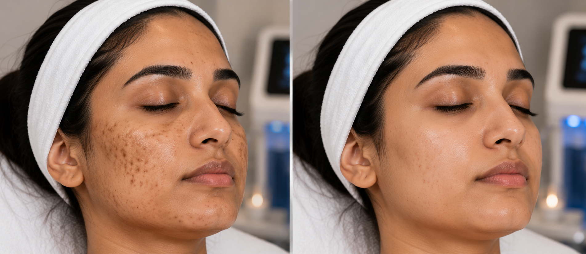Pigmentation correction facial treatment at K-Glow
